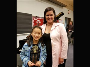 Elana Xu wins 3rd place in grade 4 Hodges Contemporary Piano Competition 2019