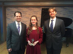 Madeleine Renard wins 2nd place in the San Antonio Ragtime Society competition